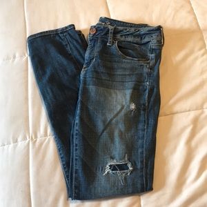 American eagle ripped jeans